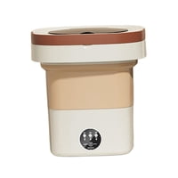 Bothyi - Mini Lavadora Plegable 8L Lavadora De Cubo Pequeño Para Viaje Dormitorio Camping Beige