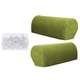 thumbnail image 1 of 1 par de fundas de reposabrazos de sofá de franela con 100 piezas de cama falda prendedores verde, 1 of 5