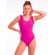 thumbnail image 1 of Traje de baño de niña vuelos rosado brillante Talla 14, 1 of 5