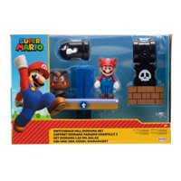 Set De Juego Mario Bros Juego Colina En Zigzag Con Figuras De 2.5 Pulgadas