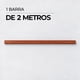 thumbnail image 5 of Set Barra de Cortina Madera Cedro 22mm X 200 cm., 5 of 7