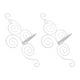 thumbnail image 3 of juegos de candelabros de pared plegables de estilo europeo con forma de espiral de hierro forjado para colgar en la pared, decoración del hogar, 3 of 8