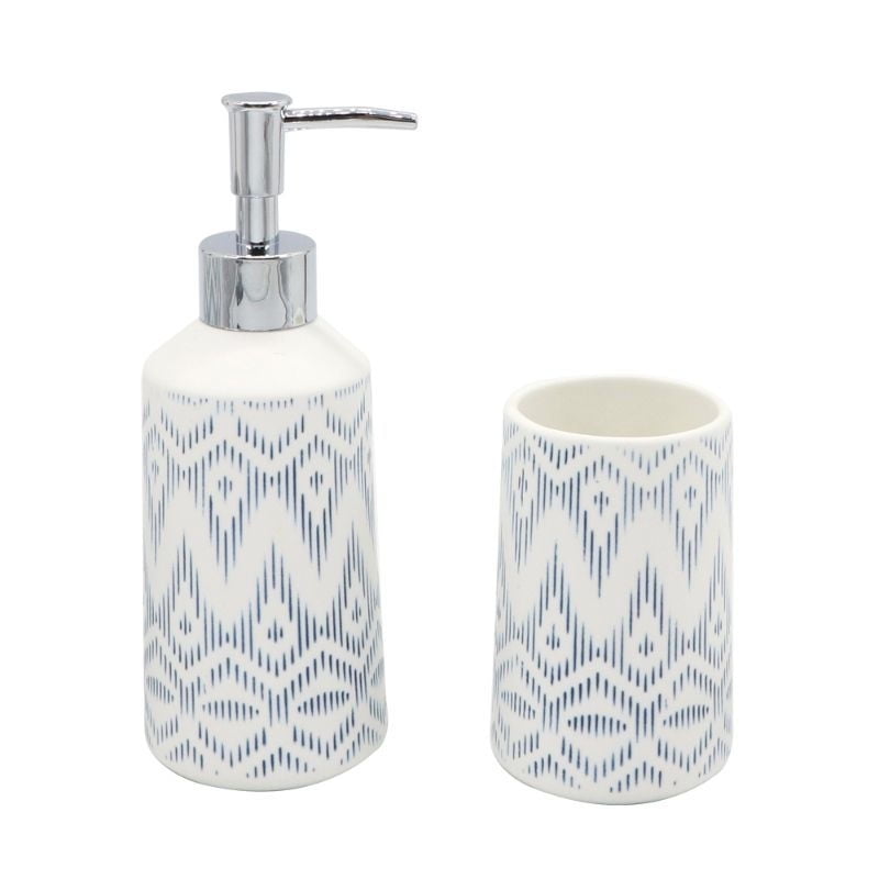 Mainstays - Set De Baño Cerámica 2 Piezas