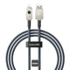 thumbnail image 1 of Cable USB-A a Lightning 1 m Ultra Resistente Irrompible Series (Gris) - Baseus, 1 of 4