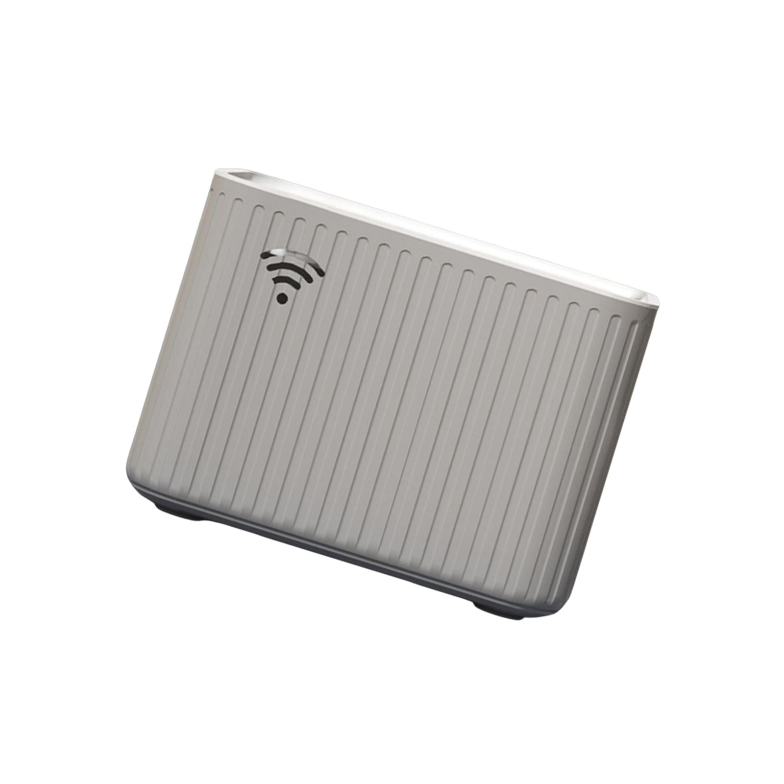 Magideal - Estuche De Almacenamiento Para Enrutador De Escritorio, Tiras De Alimentación Ocultas, Decoración De Almacenamiento De Cable De Datos, Organizador De , Gris