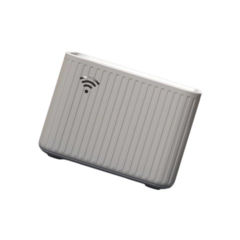 Magideal - Estuche De Almacenamiento Para Enrutador De Escritorio, Tiras De Alimentación Ocultas, Decoración De Almacenamiento De Cable De Datos, Organizador De , Gris