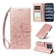 thumbnail image 1 of Funda Cartera para Motorola Edge 60 5G Perro Cachorro Grabado con Tarjetas Soporte Correa Rosa, 1 of 6