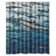 thumbnail image 1 of Cortina de ducha con diseño de jirafa y tiburón, "Nunca dejes de soñar", mundo submarino, con ganchos, tamaño 60 x 72 pulgadas, 1 of 3