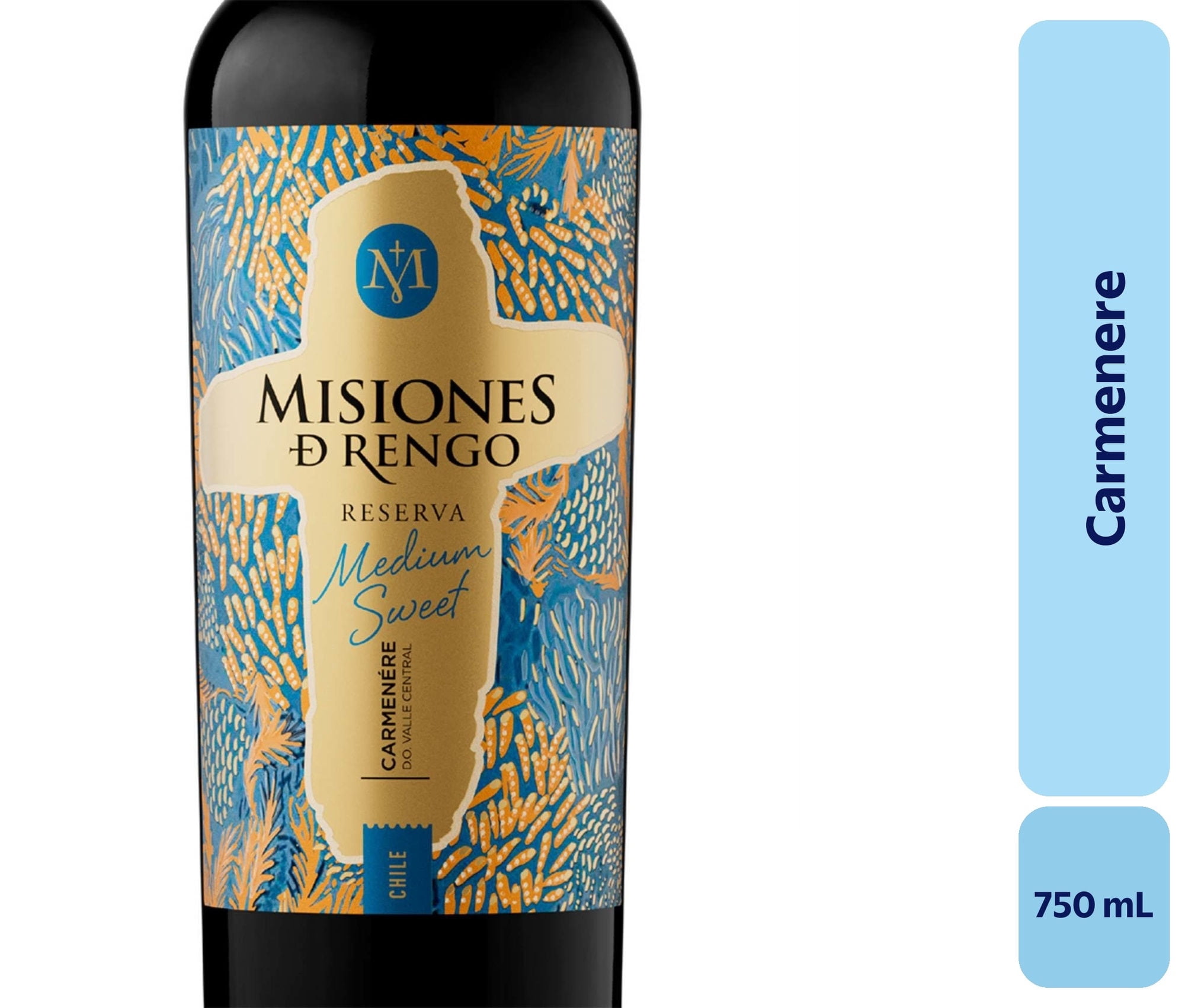 Vino Carménère Botella 750 mL Misiones De Rengo