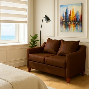 Dkora - Sofá Ares 2 Cuerpo Camel Brw