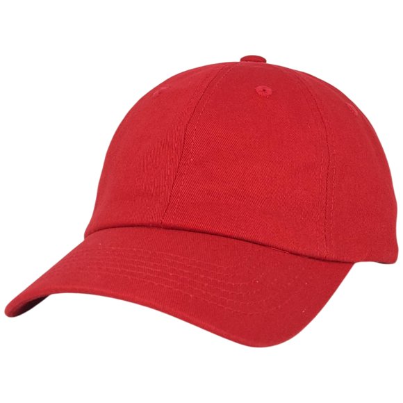 Gorra E BY ELIDAN de perfil bajo, algodón, roja