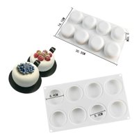 Genérico - Molde Redondo De Silicona Para Tartas Cocina Hogar Molde Red