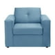 thumbnail image 1 of Sofa Vivo 1c Felpa 30 Azul Petroleo, 1 of 5