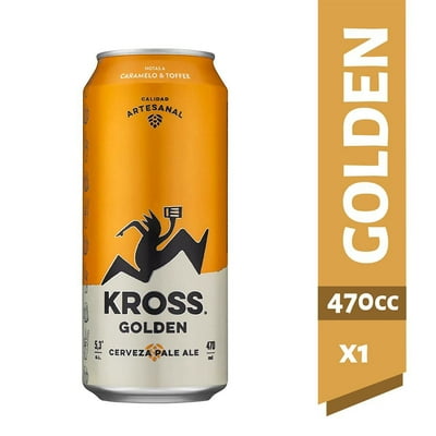 Cerveza Golden Pale Ale 5.3° Lata 470 Ml Kross