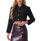 thumbnail image 1 of BLAZER DE TWEED INSPIRE CHIC para Traje Corto de Mujer Chaqueta Corta de Manga Larga, 1 of 6