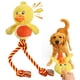 thumbnail image 3 of Peluche Juguete Para Perro Interactivo Chillon Pelota Cuerda Amarillo Pato, 3 of 4