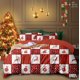 thumbnail image 1 of Merry Christmas Santa Claus Reindeer Kid Quilt Duvet Cover Set Children3-Piece Bedding Set, 1 of 5