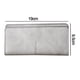 thumbnail image 2 of Cartera delgada de cuero para mujer con bloqueo RFID, tarjetero plegable, billetera larga para mujer, 2 of 5