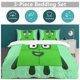 thumbnail image 5 of x455 Numberblocks Bed Duvet Cover Microfiber Bedding Sets 3D Printed Lightweight 3 Piece Comforter Sets, 1 Duvet Cover And 2 Pillow Shams for Kids Boys Girls 90"x90" jn455, 5 of 5