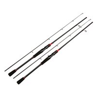 Magideal - 2 Piezas De Caña De Pescar De Viaje, Caña De Fundición, Guías De Línea De Cerámica, Caña De Pescar Con Señuelo Para Pesca Con Señuelo, Lucio De Agua 21 M