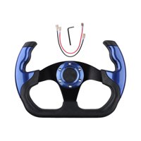 Ioensy - Volante De Coche Genérico Antideslizante Aleación De Aluminio Volante Para Juegos Azul