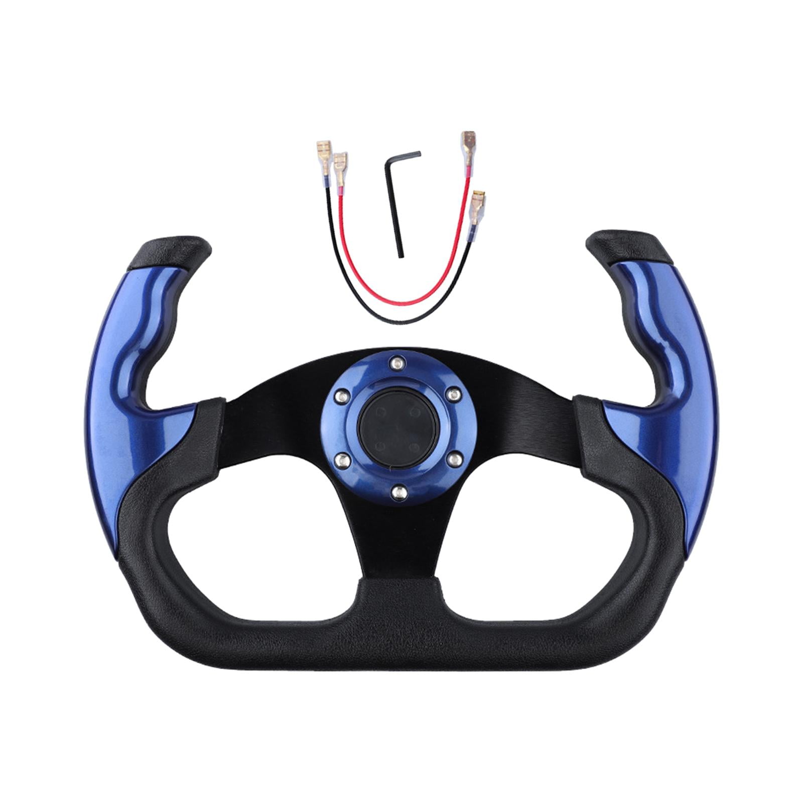 Ioensy - Volante De Coche Genérico Antideslizante Aleación De Aluminio Volante Para Juegos Azul