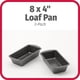 thumbnail image 2 of Juego de 2 moldes para pan GoodCook, tamaño mediano, acero antiadherente, 2 of 6