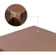thumbnail image 2 of Mantel De Hule Mesa Rectangular Diseño Liso 140x180cm marron 0, 2 of 4