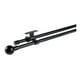 thumbnail image 2 of Set Doble De Barras Para Cortina Extensible 120-210 Cm De Metal Diámetro 16/19 Mm Soporte De Techo Terminal Bola Color Negro, 2 of 4
