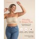 thumbnail image 2 of Sujetador sin tirantes SHAPERMINT Wireless Antideslizante Bandeau Beige, 2 of 8
