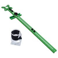 Magideal - Plantilla De Hardware Para Gabinete Con Soporte De Ranura De Fresado De Enrutador Extendido, Plantilla De Enrutador Ajustable Versátil Y Fácil De Inst Extendido Con Base