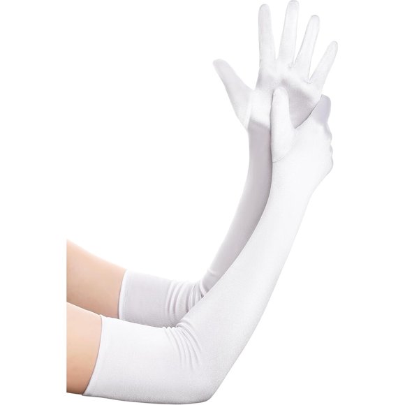 Guantes Satinados BABEYOND 1920s 21.6 in 55 cm