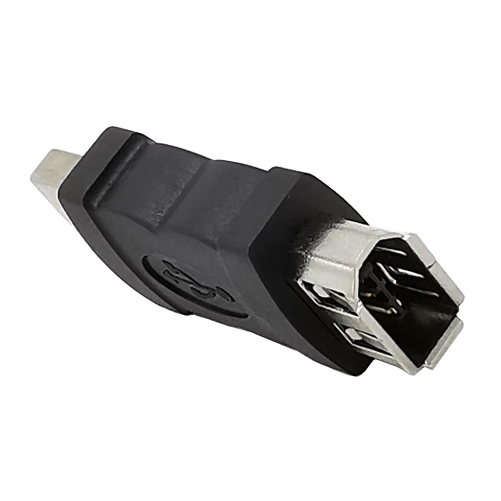 Magideal - Usb 2,0 Tipo A A 1394 Adaptador De 6 Pines Convertidor De Enchufe/para Cámara Digital Escáner Pda Impresora/accesorios De