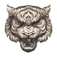 thumbnail image 2 of Tiger Head Auto Emblema Etiqueta Calcomanía Decoración del cuerpo Decorativo Retro Etiqueta universal Insignia para capó de automóvil Parachoques, 2 of 5