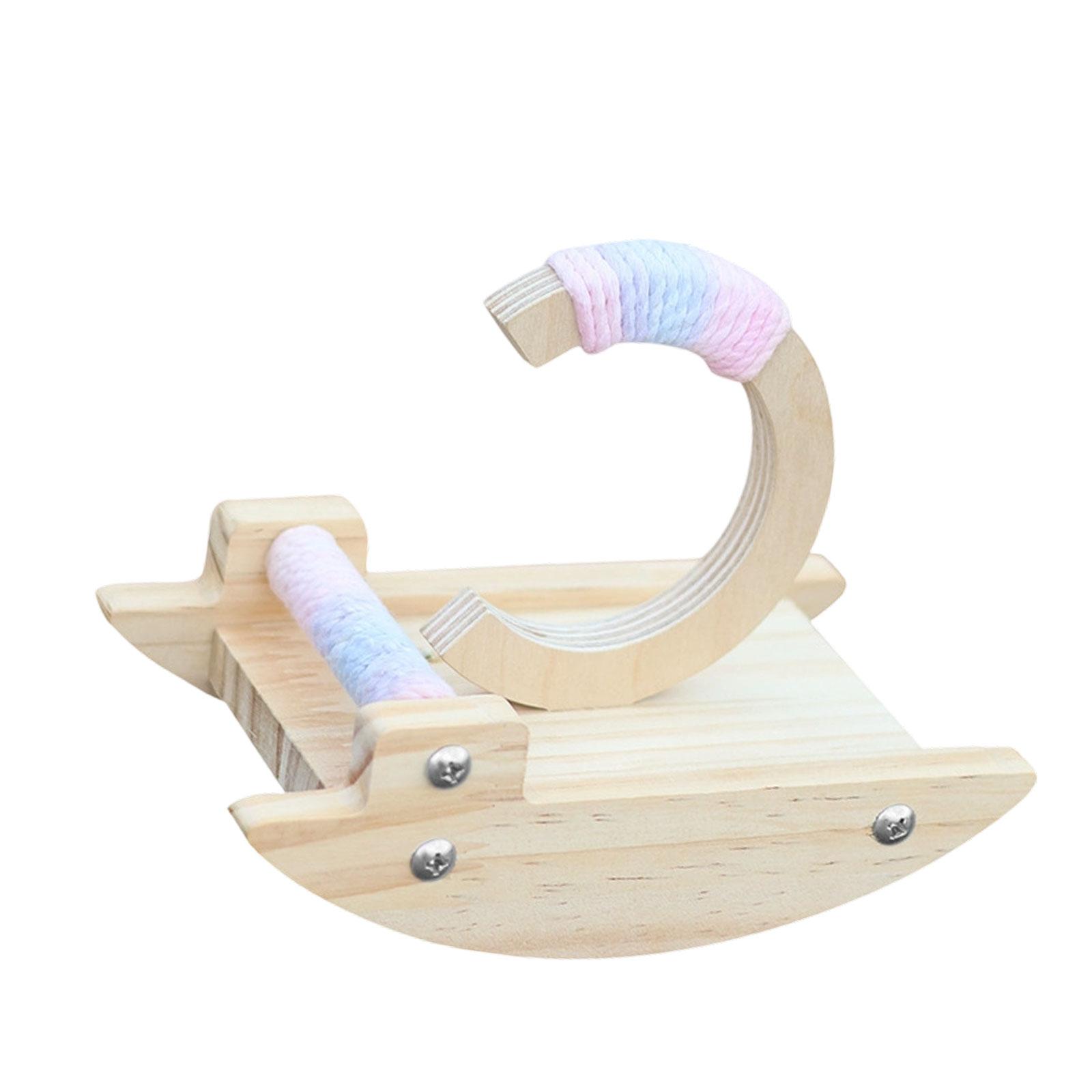 Magideal - Soporte Para Pájaros Hecho De, Accesorios Portátiles, Soporte De Juego, Percha Oscilante Para Pájaros, Juguetes Para Pájaros Para Cacatúas, Periquitos