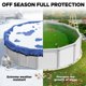 thumbnail image 4 of Cubierta para piscina Shop Square 24 ft (7,3 m) resistente a UV, azul, 4 of 8