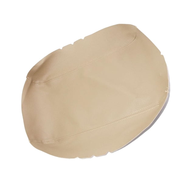 Cubierta de la consola central del reposabrazos, cuero de la PU, cojín del protector del reposabrazos del automóvil Accesorio del automóvil Reemplaza , beige