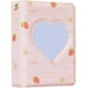 thumbnail image 1 of Álbum de fotos mini rosa RUNRAYAY de 3 pulgadas, carpeta para tarjetas fotográficas Kpop, 40 bolsillos, soporte para tarjetas fotográficas hueco con forma de corazón de fresa, fundas para tarjetas fot, 1 of 7