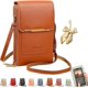 thumbnail image 1 of Bolso bandolera mujer pantalla táctil cuero RFID cartera cruzada antirrobo correa hombro, 1 of 7