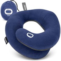 Almohada Cervical De Viaje Bcozzy Para Avión Con Doble Soporte