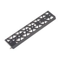 Magideal - Placa Base De Cola De Milano Para Montaje De Jaula De Cámara, Accesorios De Fijación, Placa Base De Trípode Liviana Para Jaula De Cámara Estándar , 25.4 Cm X 5.75 Cm 254 Cm X 575 Cm