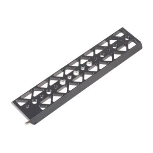 Magideal - Placa Base De Cola De Milano Para Montaje De Jaula De Cámara, Accesorios De Fijación, Placa Base De Trípode Liviana Para Jaula De Cámara Estándar , 25.4 Cm X 5.75 Cm 254 Cm X 575 Cm