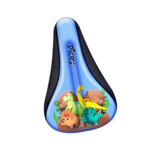 Ioensy - Funda De Cojín Para Asiento De Bicicleta Infantil, Sillín De Bicicleta Acolchado, Funda De Asiento De Bicicleta Infantil, Dinosaurios