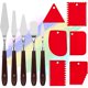 thumbnail image 1 of Cuchillo paleta CllyCnny de 11 piezas, acero inoxidable, 5 cuchillas, 1 of 3