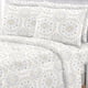 thumbnail image 1 of Juego De Sábanas De Microfibra King Size Estampado Gris, 1 of 5