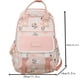 thumbnail image 4 of Cartoon Bunny Print Backpack, Kawaii Preppy Students Schoolbag, Casual Nylon Travel Laptop Shoulder Rucksack, 4 of 5