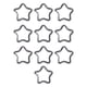 thumbnail image 2 of Pack de 10 Mosquetones en Forma de Estrella de Cinco Puntas, para Botellas de Agua, Mochilas, Pesca, Color Plateado, 2 of 3