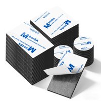 Cinta De Espuma Avando De Doble Cara Con 60 Unidades Cuadradas Y Redondas Negras