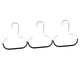 thumbnail image 5 of 3 Uds Perchas De Anillo Para Bufanda Con Agarre Organizadores De Bufandas Que Ahorran Espacio Para Gorra De Cinturón Negro, 5 of 5