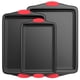 thumbnail image 1 of Juego de 3 moldes para hornear NutriChef antiadherentes para cocina, 1 of 8
